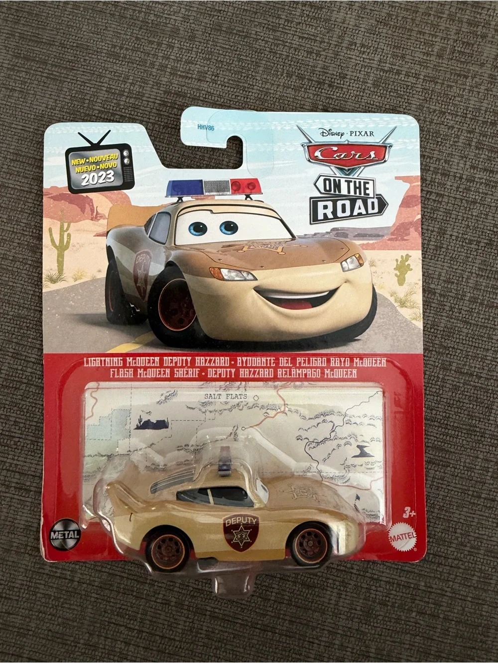Cars Disney On The Road Deputy Hazzard Beige Die-Cast Vehicle